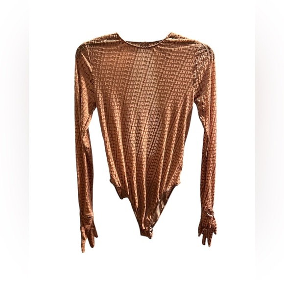 SKIMS Velvet Glove Bodysuit Sienna - Picture 2 of 4